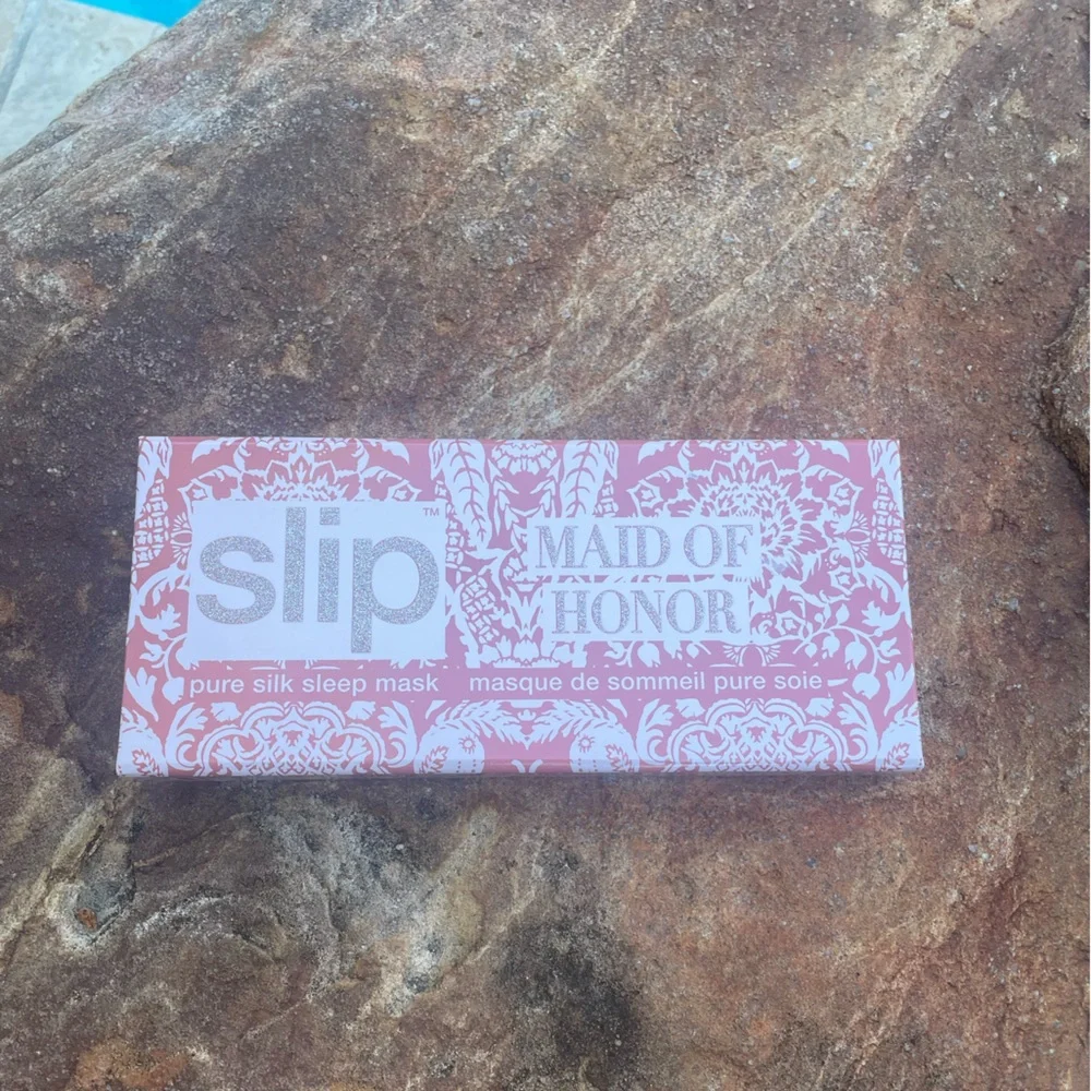 NEW! Slip Maid of Honor Silk Sleep Mask